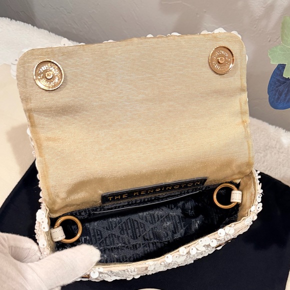 NEW✨Kurt Geiger Kensington Sequin Lace Top Handle / Crossbody Bag - Picture 10 of 16